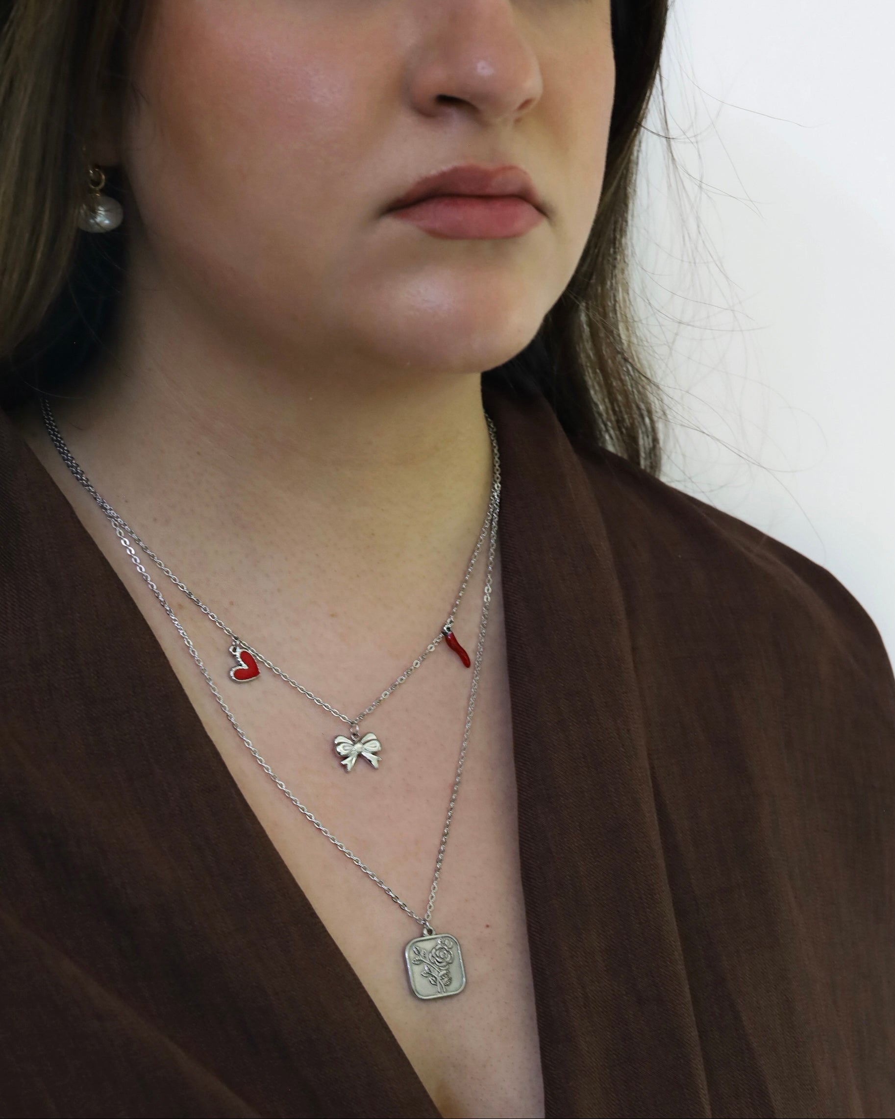 Double Charm Necklace