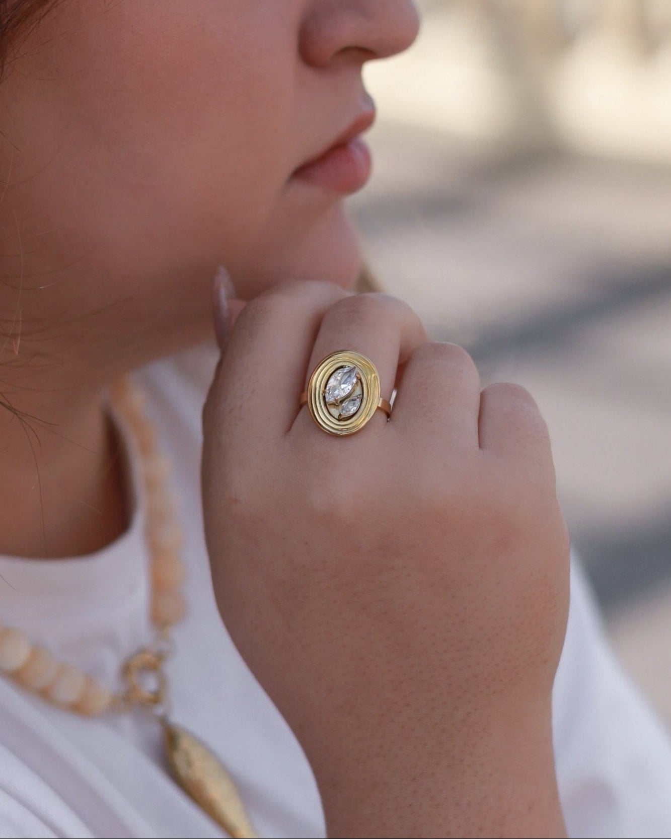 Anel Statement Shine