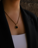 Colar Chess Quadrado