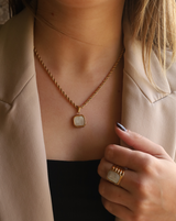 Colar Chess Quadrado