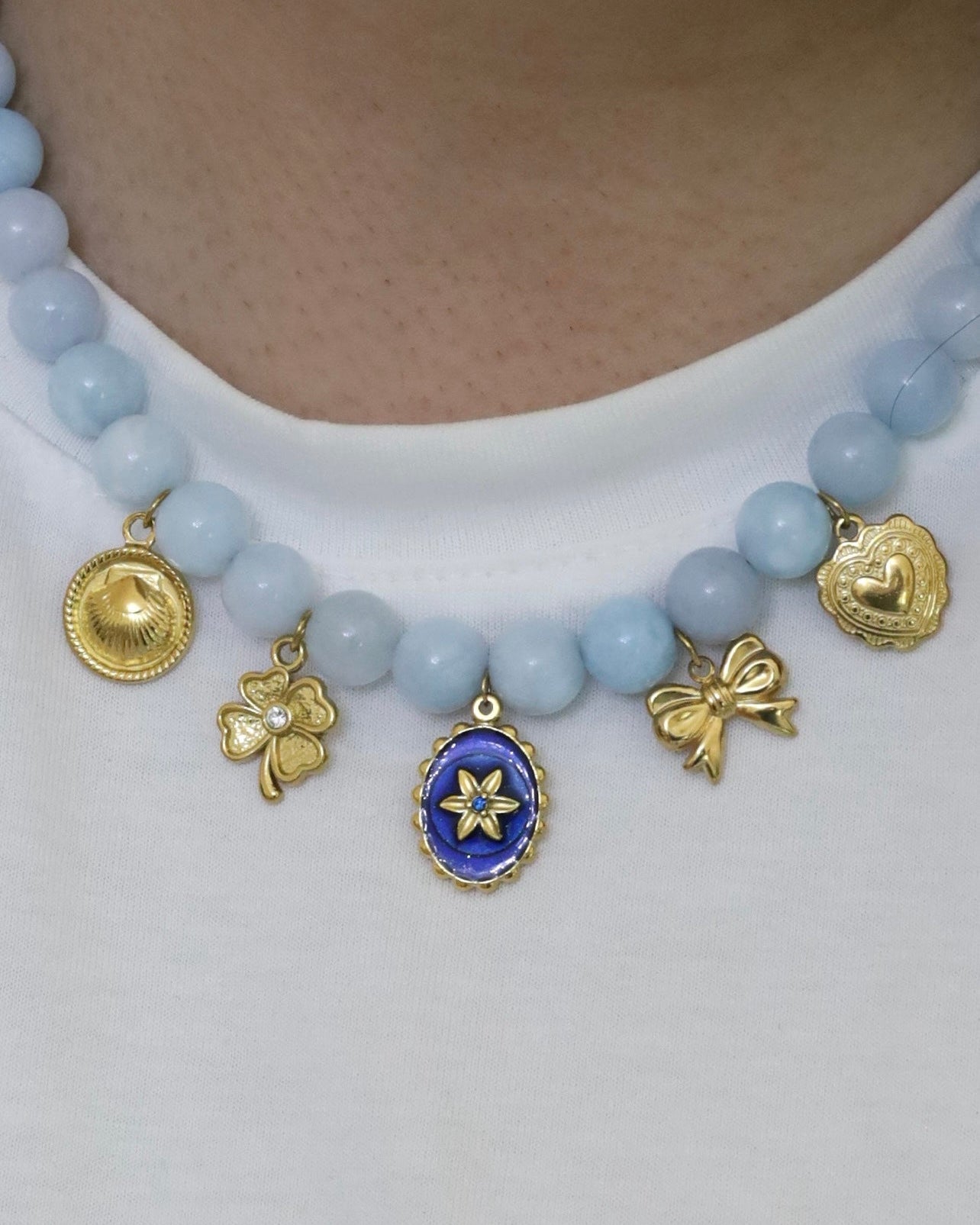 Bubbles Charm Necklace