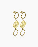 Brincos Waves of Gold