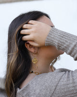 Brincos Waves of Gold