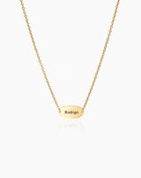 Colar personalizado com gravação a laser de texto ou caligrafia