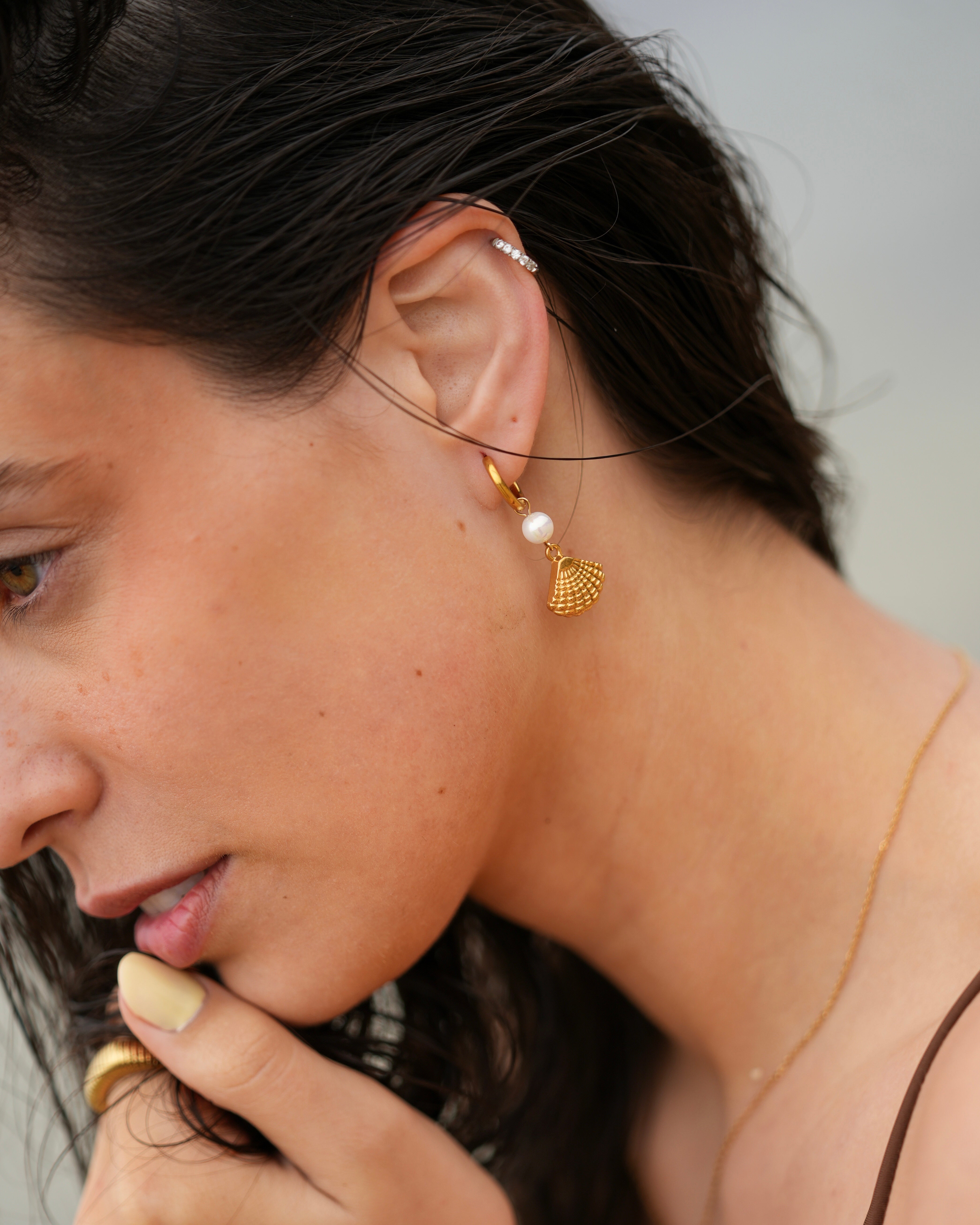 Argolas Shell Kiss