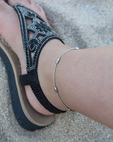 Rock foot bracelet