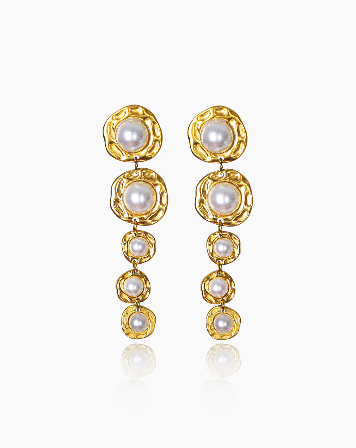 Brincos Pearl Rain