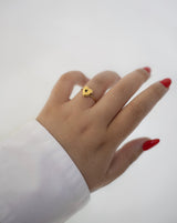 Personalized Heart Ring