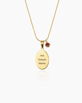 Oval Personalized Necklace