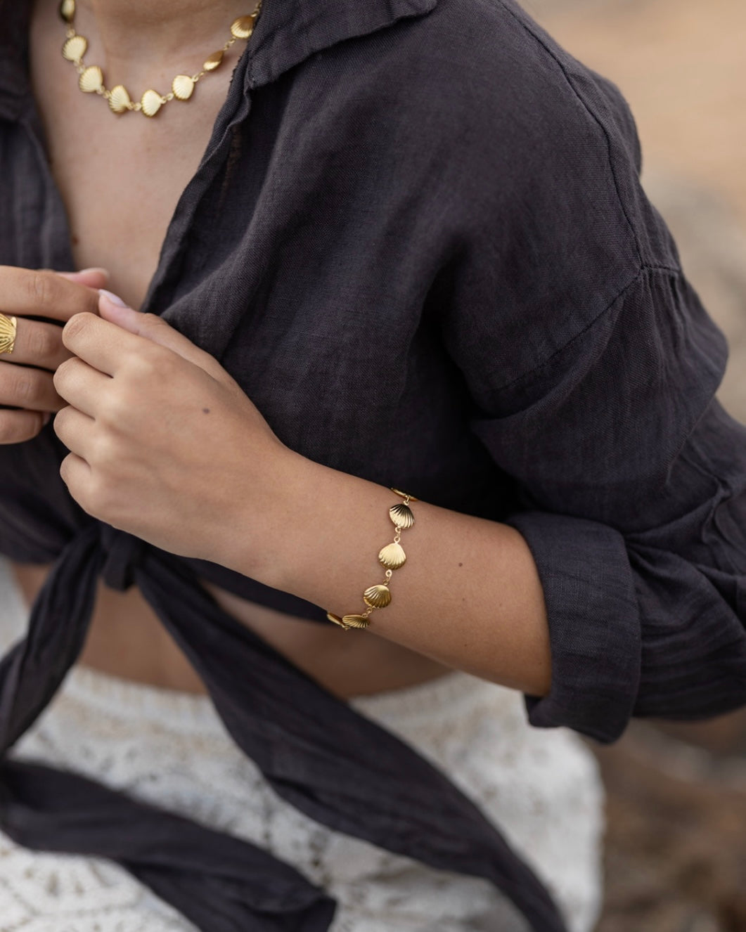 Pulseira Conchas