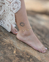 Sunset foot bracelet