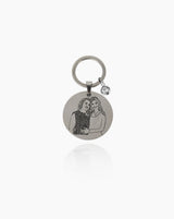 Personalized Circular Keychain