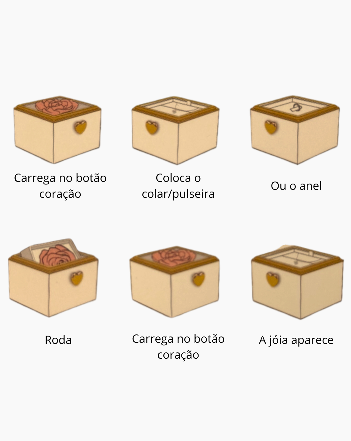 Caixa Giratória Flor