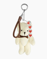 Beige Teddy Charm Bag