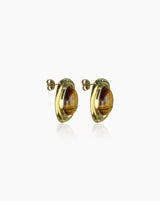 Brincos Tiger Eye