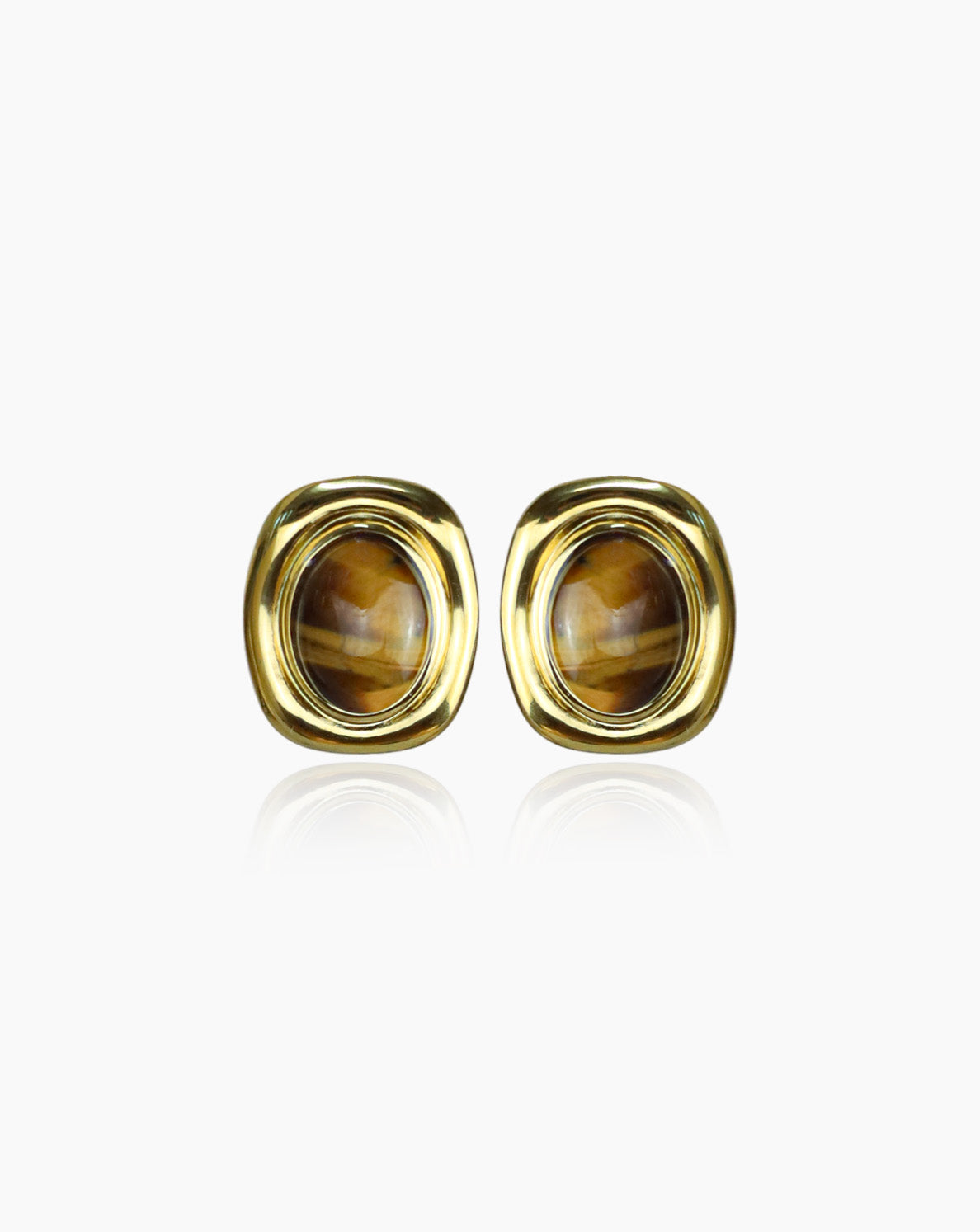 Brincos Tiger Eye