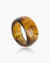 Pulseira Boho castanha em resina | Minimal Wings