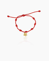 7 knot foot bracelet