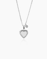 Personalized Shiny Heart Locket Necklace