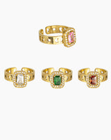 Anel Colorful | Retangular